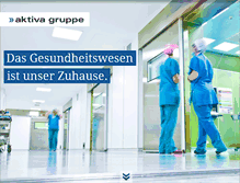 Tablet Screenshot of aktivagruppe.com